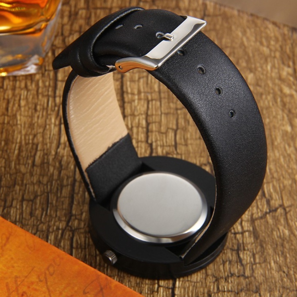 ⌚️NEW⌚️ Unisex Creative Leather Strap Quartz Watch - Picture 5 of 6